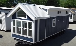 This Tiny House With Split-Loft Is Loaded With Amenities, Great for a Growing Family