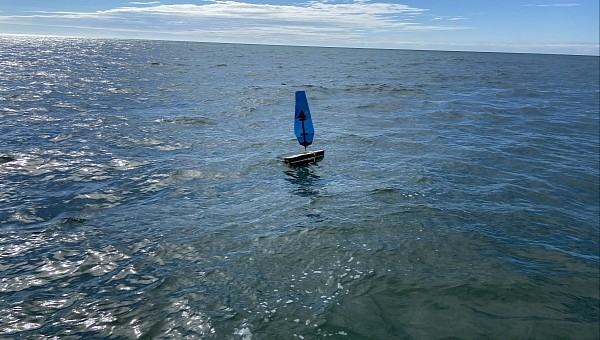 The Oshen robot sailboat is an autonomous vessel that can collect ocean data