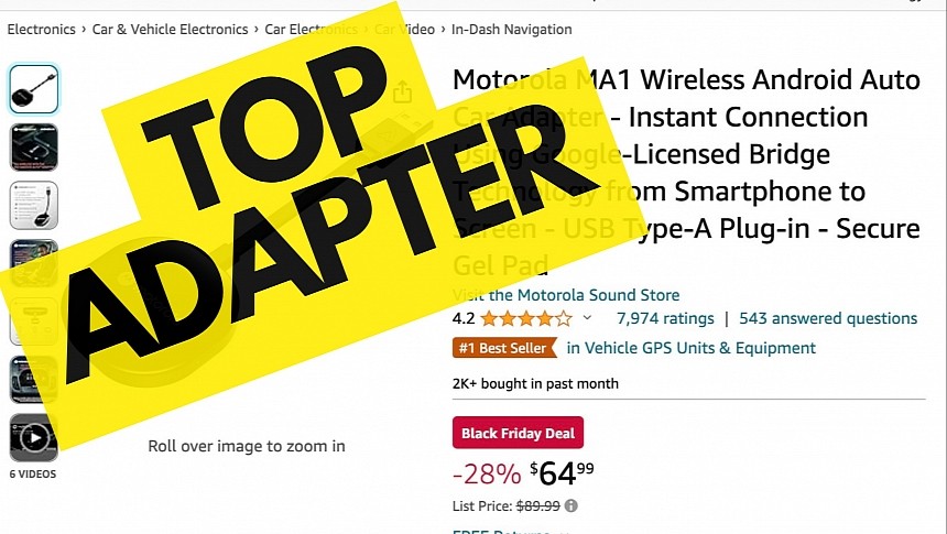 Motorola's device is now on sale