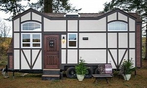 This Tudor-Style Tiny House Is What Fantasy Dreams Are Made Of