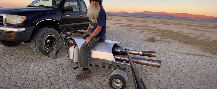 Robert Maddox's Twin Jet Engine Trike