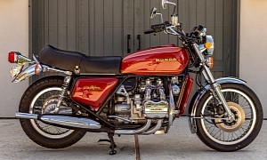This Unblemished 1976 Honda GL1000 Gold Wing Looks as If It Forgot to Age