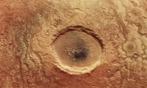 This Unusual Crater on Mars Looks Like a Giant Human Eyeball