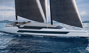 This Unusual Sailing Yacht With Hybrid Propulsion Is as Luxurious as Superyachts