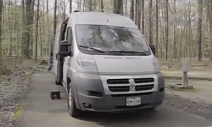 This Van Conversion Is Both Versatile and Digital Nomad Friendly