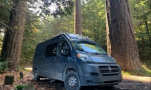 This Van Was Converted Into a Beautiful Off-Grid Tiny Home on Wheels