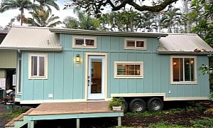 This Versatile 28-ft Tiny Home Looks Like a Relaxing Tropical Cabin Retreat