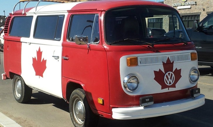 Volkswagen Bus Spells Canadian Hippie Movement