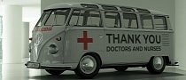 This Volkswagen Samba Bus Is a Thank You to Doctors in the COVID-19 Front Lines