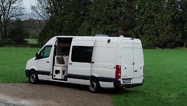 This VW Crafter-Based Camper Van Has a Coffee Corner and a Multi-Use Wet  Room - autoevolution