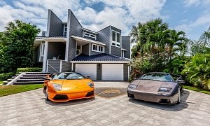 This Waterfront Florida Mansion Was Built With Supercar Enthusiasts in Mind