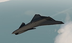 This Wingman Drone Looks Like the Result of the SR-71 Blackbird Loving a Missile
