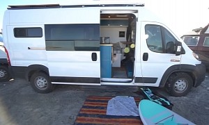 This Young Couple Built an Affordable Camper Van To Travel Across 48 States in a Year