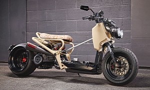 This Zany Custom Honda Ruckus Is Stretched, Slammed, and Adorably Impractical
