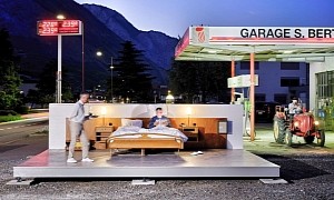 This Zero Star Hotel Will Have You Sleep Outside a Gas Station in the Name of Art
