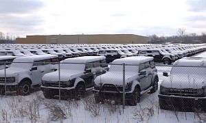 Thousands of Ford Broncos Pile Up at Ice Mountain, the Reason Is Too Familiar
