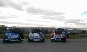 Three Brits Cross the US with Classic Minis for One Good Cause