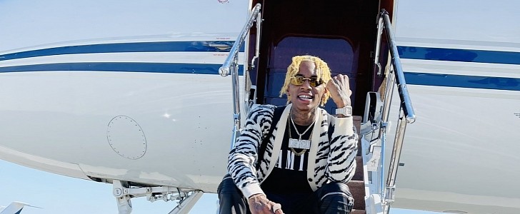Soulja Boy joked about being the first rapper to own a private jet company