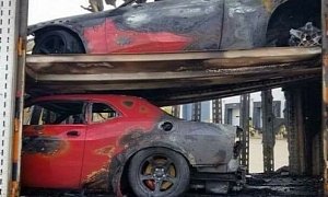 UPDATE: Three Dodge Demons Burn Down in Delivery Truck, Electrical Issue Rumored