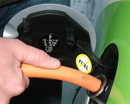Electric vehicle charging process