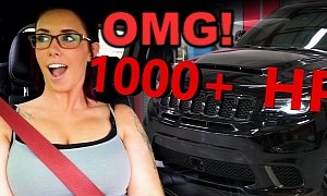 Three Girls React to 1,000 HP Jeep Trackhawk and Dodge Demon