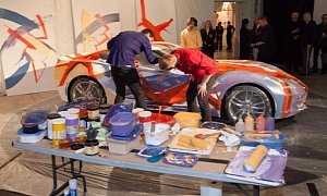 Three GM Designers Painted a Corvette Stingray, Raising $400k for Charity