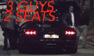 Three Guys, One Aventador: It Can Be Done!