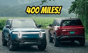 Three-Row Rivian R1S SUV Gets 400 Miles of EPA-Estimated Range With the Max Pack