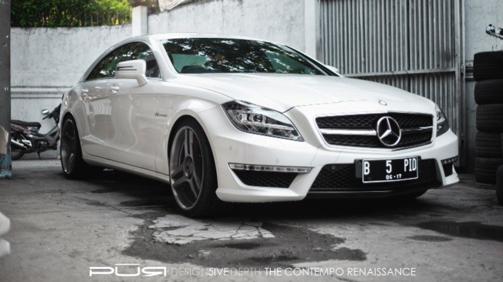 PUR Wheels on CLS in Indonesia