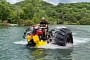 Three-Wheel Honda With 66-Inchers Goes Out on a Lake Adventure, Almost Survives