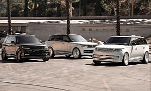 Three Widebody L460 Range Rovers on 26s Dwell Around Los Angeles. Typical, Right?