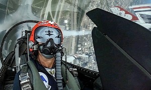 Thunderbirds F-16 Pilot Shows Everyone Glimpses of Two Opposing Worlds