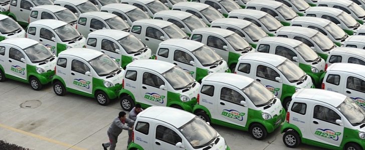 Kandi Electric Vehicles fleet of EVs ready for Tianjin