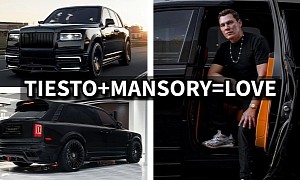 Tiesto Rolls in Style With the Mansory-Tuned Rolls-Royce Cullinan