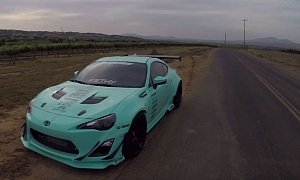Tiffany Blue Supercharged Rocket Bunny Scion FR-S Is Not Your Average Toyobaru