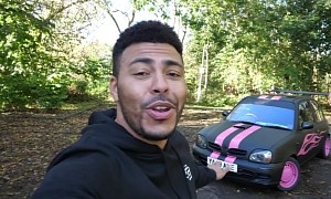 TikTok-Built Boris the 1.0-Liter Turbocharged Nissan Micra Is a Pink Bunny from Hell