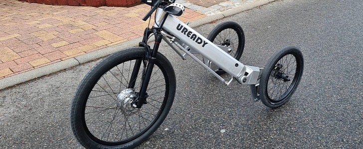 The Uready is an e-trike that aims to get you feeling like riding a jet ski on asphalt