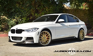 Time for Gold: BMW F30 335i Sits on Gianelle Custom Wheels