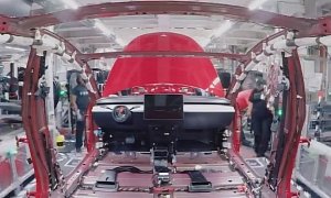 Time Lapse Video Shows Tesla Model 3 Being Built from Scratch