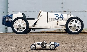 Tiny Bugatti Is a Scale Model of a Scale Model That Sells for Corvette Stingray Money