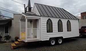Tiny Chapel Is Arguably the Most Affordable Option to Tie the Knot, It Relocates to Your Address