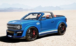 Tiny Digital 2021 Bronco “Street Hot” Convertible Might Anger Ford and smart Fans