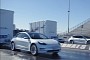 Tiny House Maker Boxabl Shows a Tesla Model 3 Towing a 19,000-Lbs Trailer on a Drag Strip