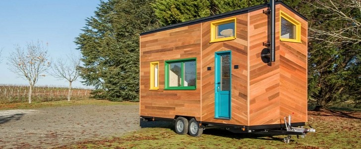 Tiny House Planedennig is a custom tiny for a parent-child duo, a good example of downsizing 