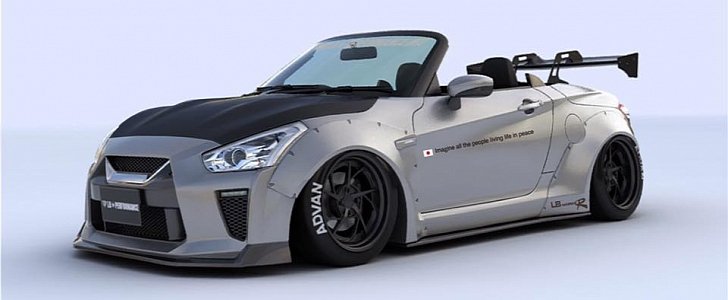 Tiny Nissan GT-R Convertible by Liberty Walk Is Ultra-Adorable 