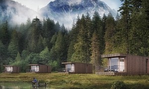 Tiny, Portable Hotels on Wheels Can Be Relocated to Adapt to Seasonal Demand