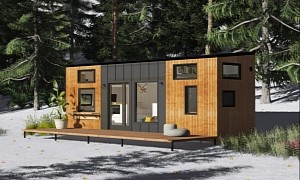 Tiny ShowHome Is a Luxurious Minuscule Smart House With Two Loft Bedrooms