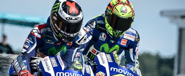 Lorenzo and Rossi, two of the fiecerst rivals in 2016