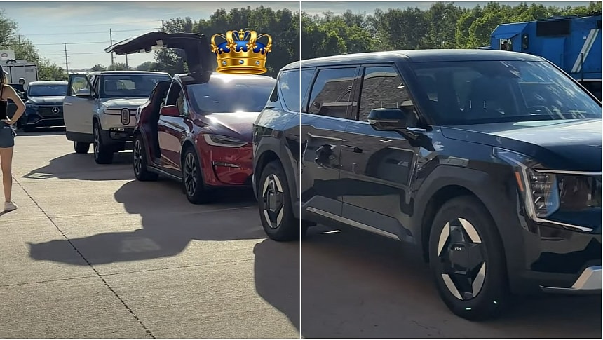 Kia EV9 vs. Rivian R1S vs. Tesla Model X vs. Mercedes-Benz EQS SUV