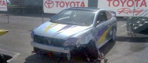 Tito Ortiz Crashes into Djimon Hounsou in Toyota Pro/Celebrity Practice Run